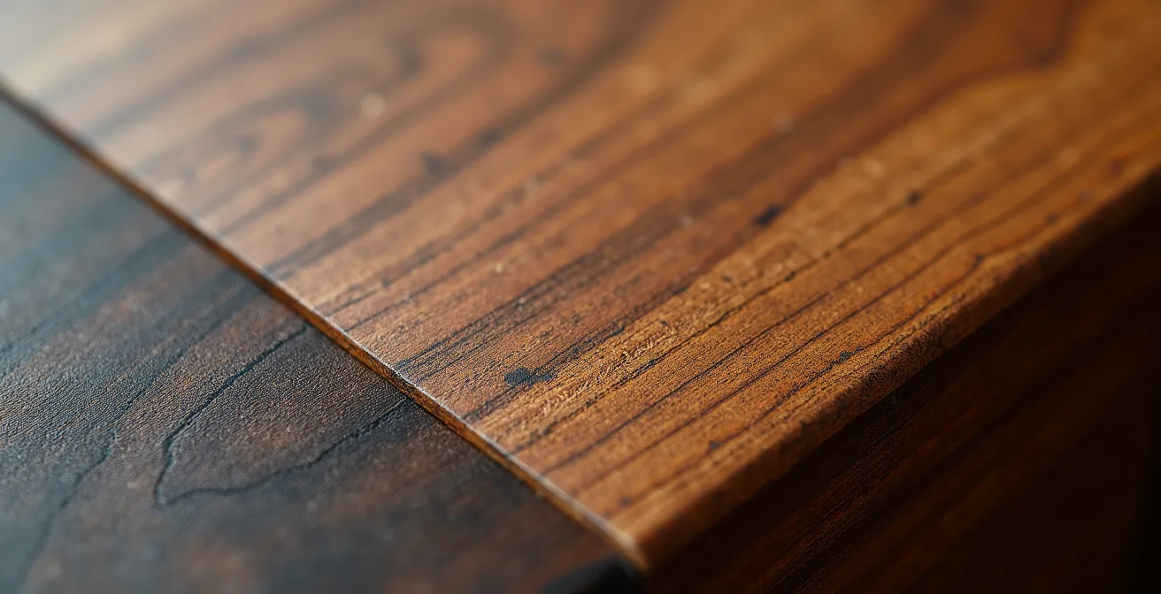 Makroaufnahme hochwertiger Materialien und Texturen von Designermöbeln