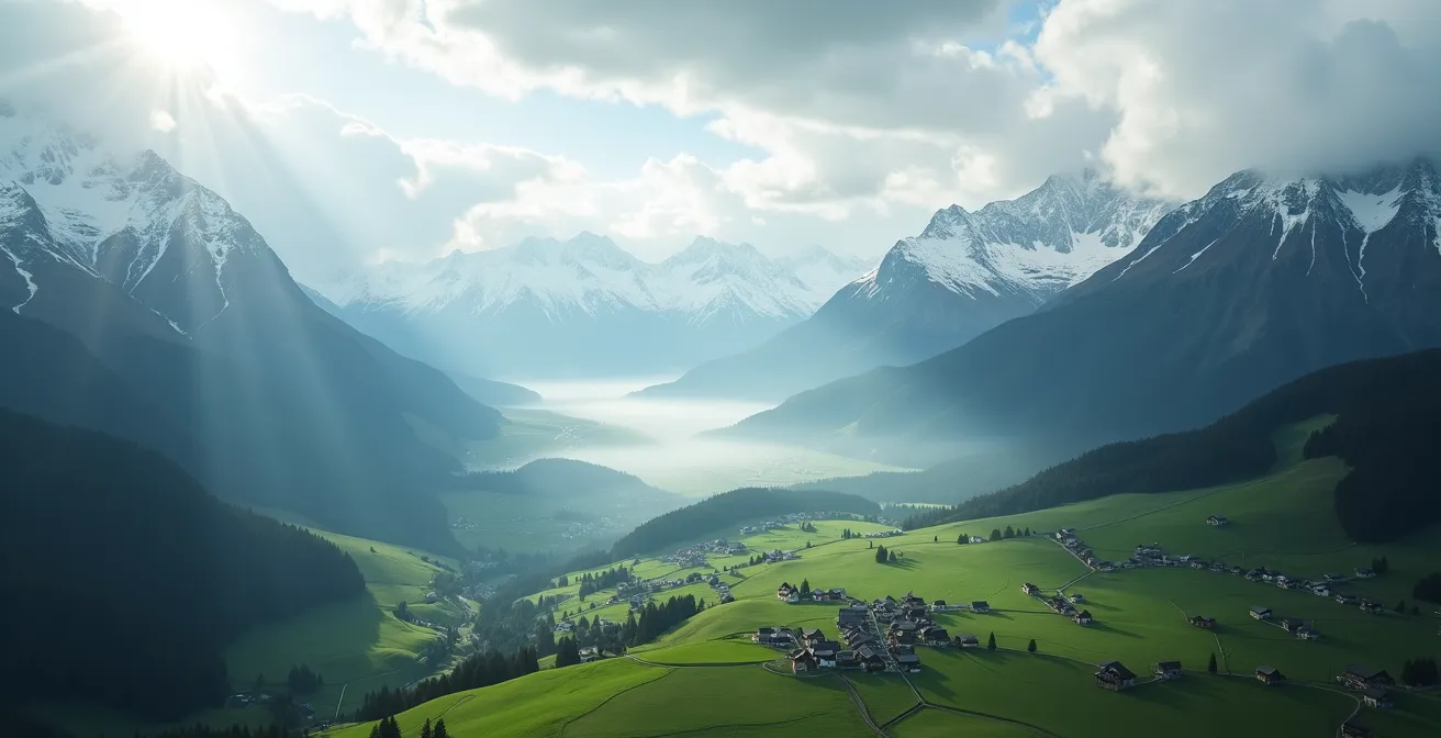 Abstrakte Darstellung der Kostenentwicklung im Schweizer Gesundheitswesen