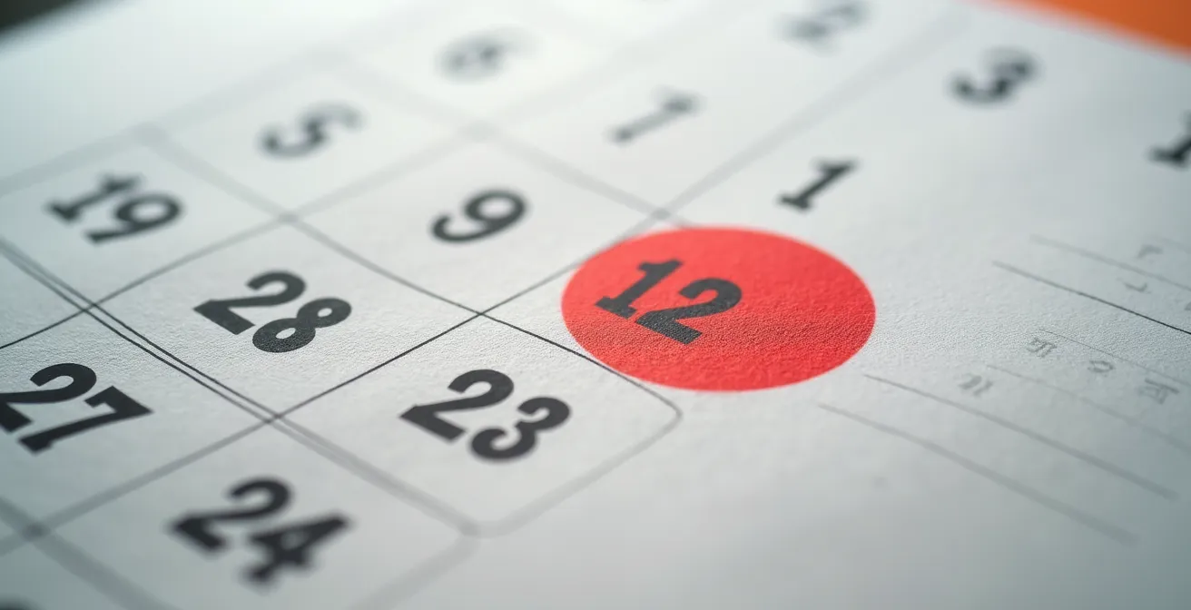 Kalenderblatt März mit markierter Frist für Prämienverbilligungsantrag