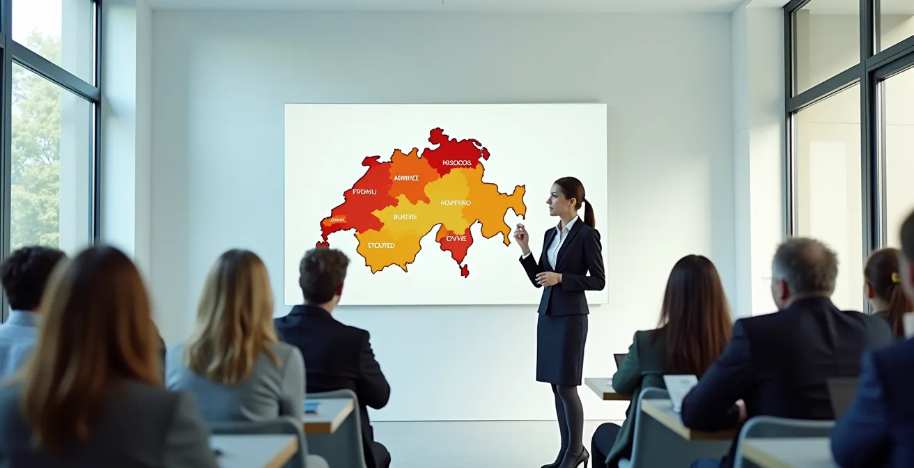 Visuelle Darstellung der kantonalen Unterschiede bei Einkommensgrenzen für Prämienverbilligung