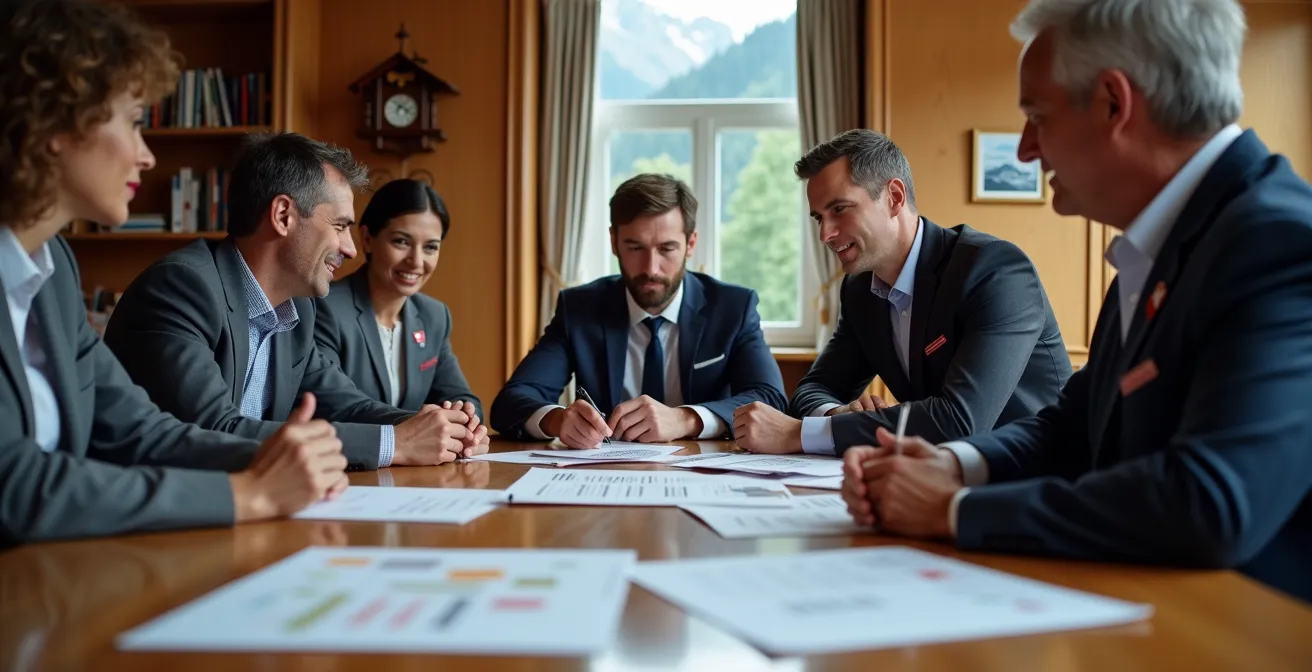 Analyse von Kollektivverträgen durch Schweizer Verbände und Arbeitgeber