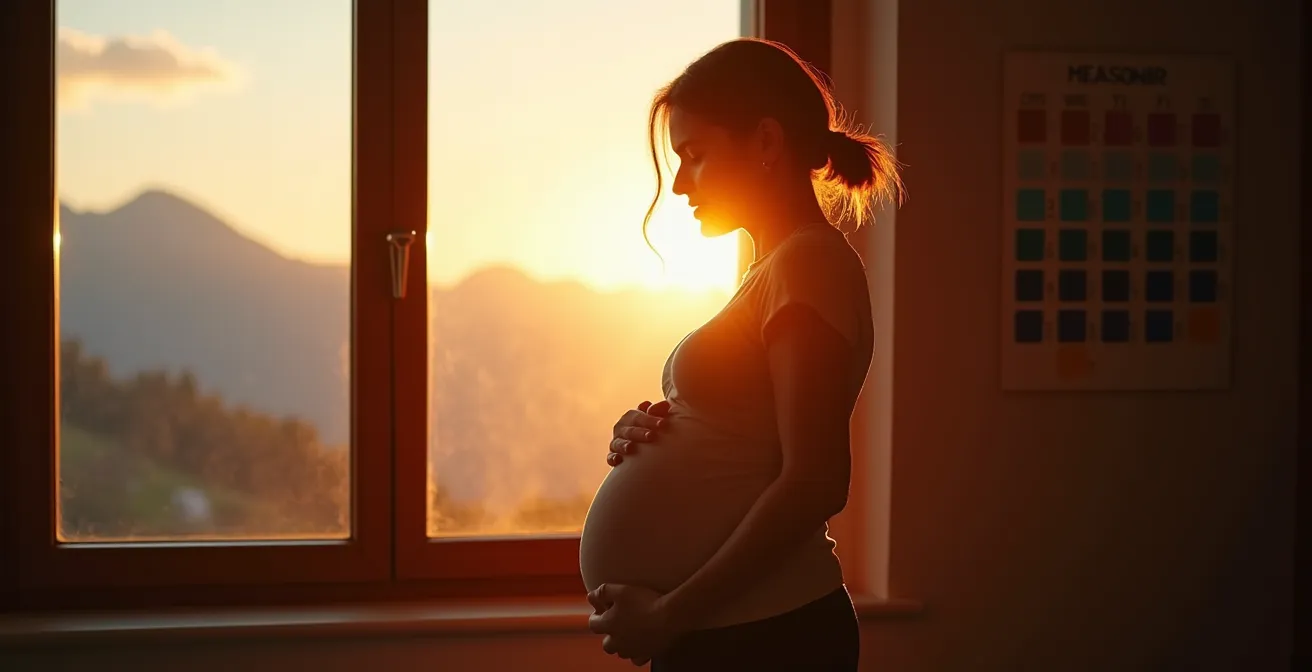 Zeitstrahl der Kostenbefreiung während Schwangerschaft und Mutterschaft